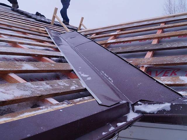 Утепление крыши частного дома в поселке Колосково