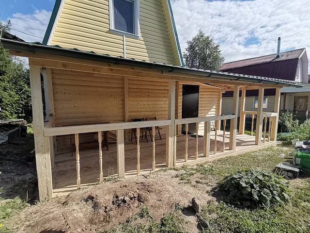 Строительство пристройки к дому в поселке Бригадное