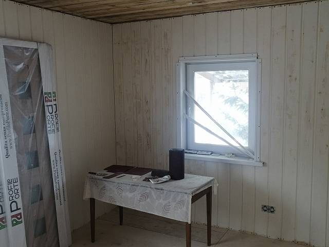Внутренняя отделка и установка дверей на даче в СНТ "Янгеничи"